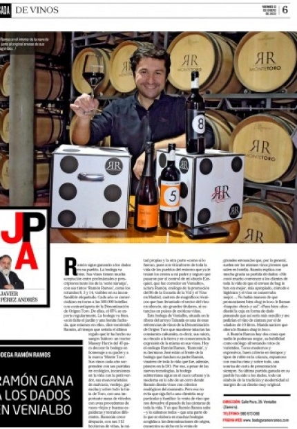 La Posada de Javier Pérez Andrés en nuestra bodega